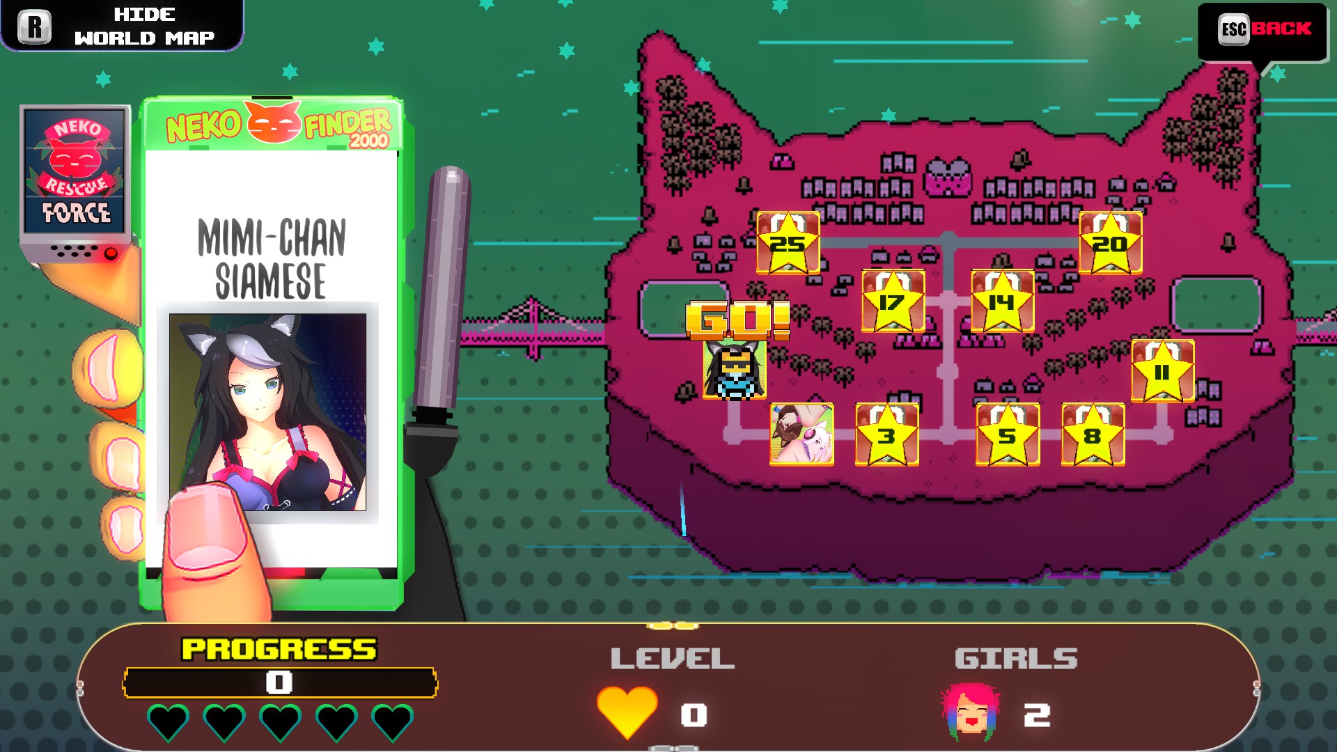 DEEP SPACE WAIFU: NEKOMIMI screenshot 6