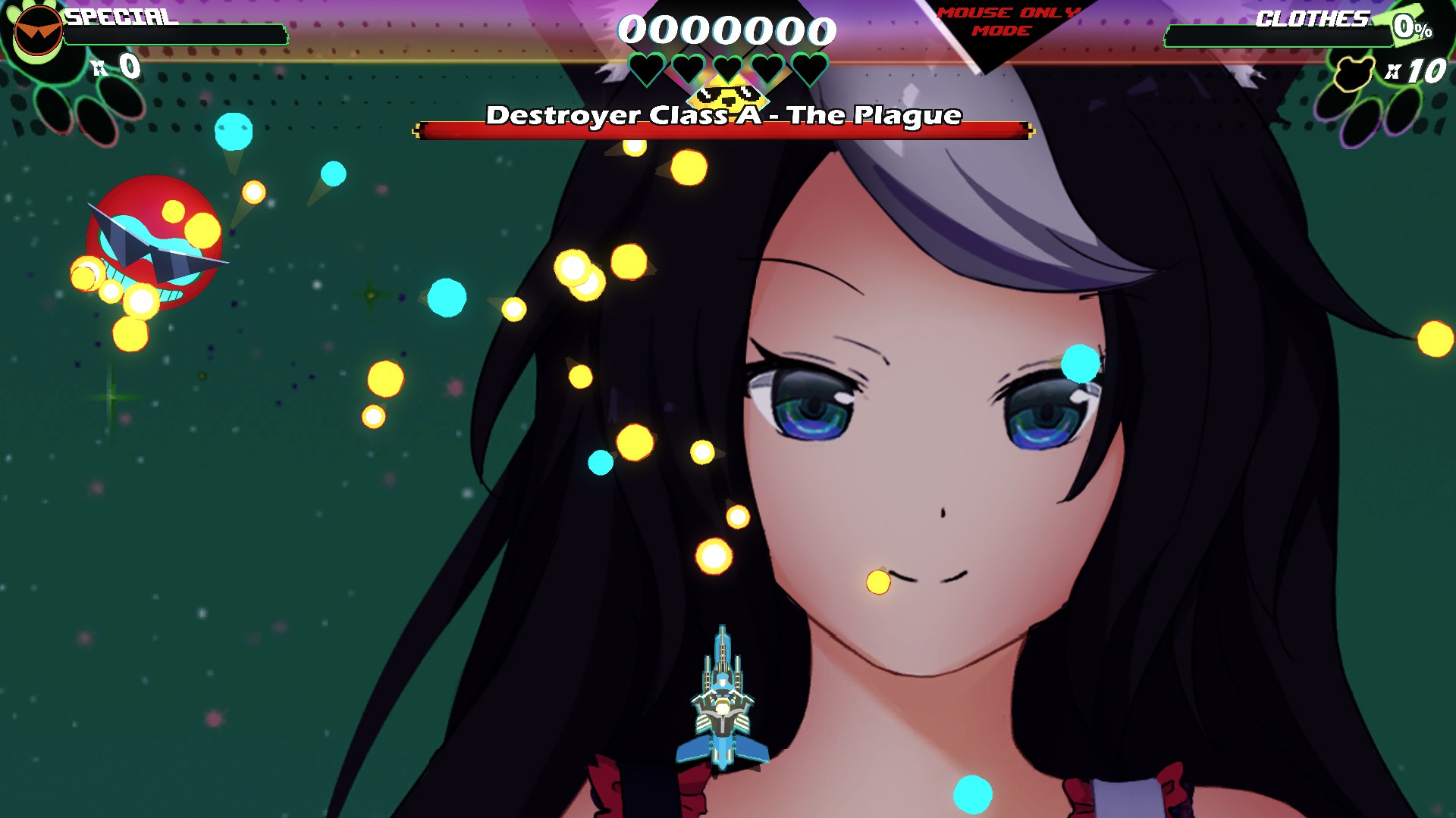 DEEP SPACE WAIFU: NEKOMIMI screenshot 1