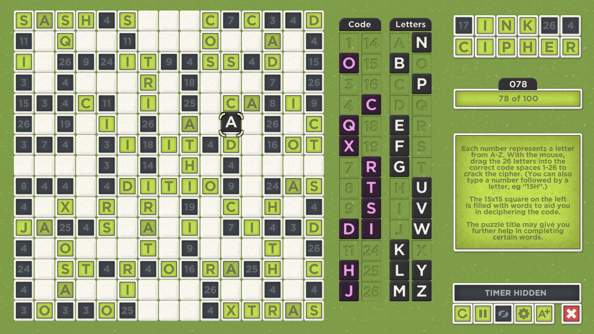 Ink Cipher screenshot 1