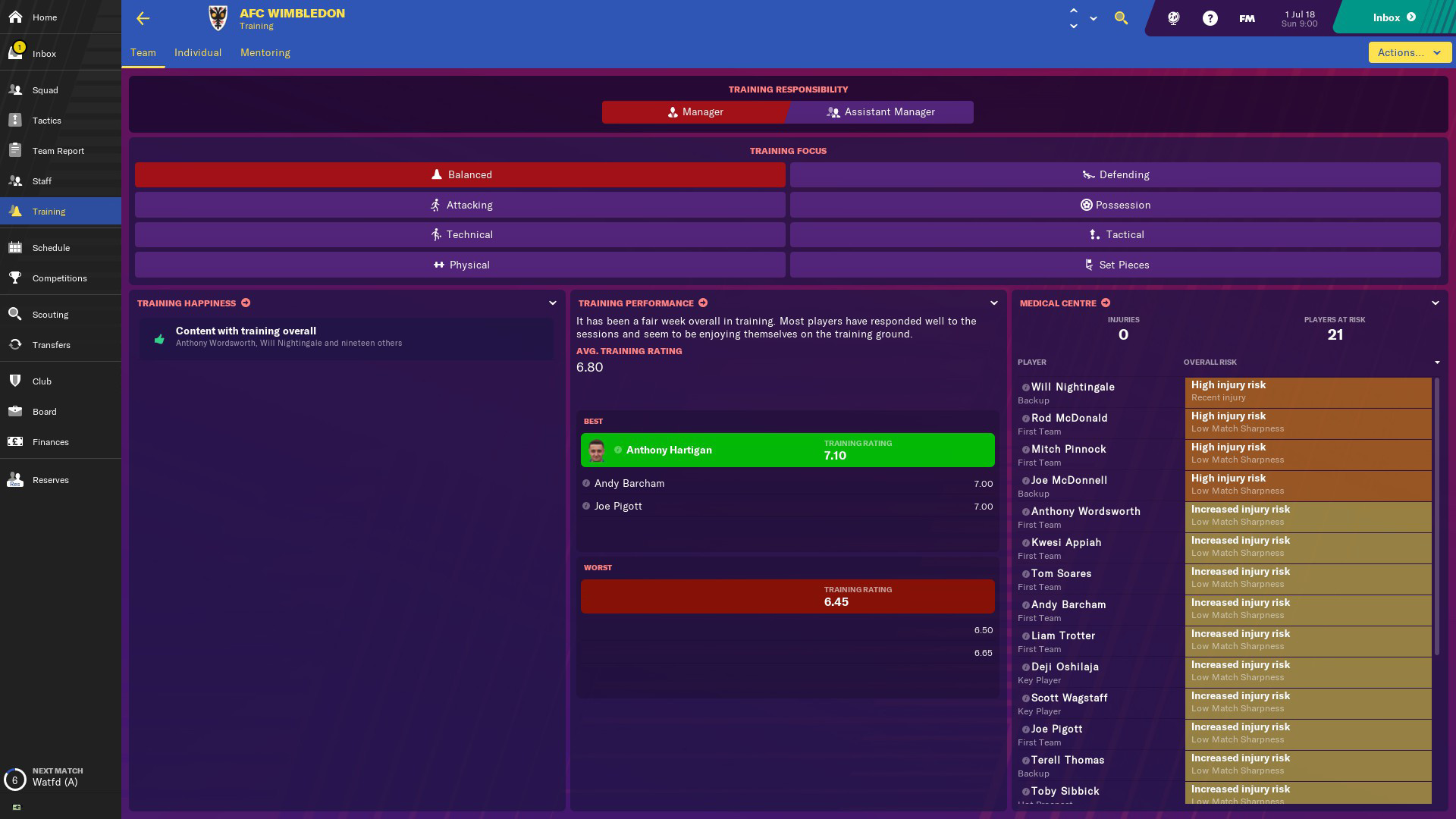 Football Manager 2019 Touch screenshot 4