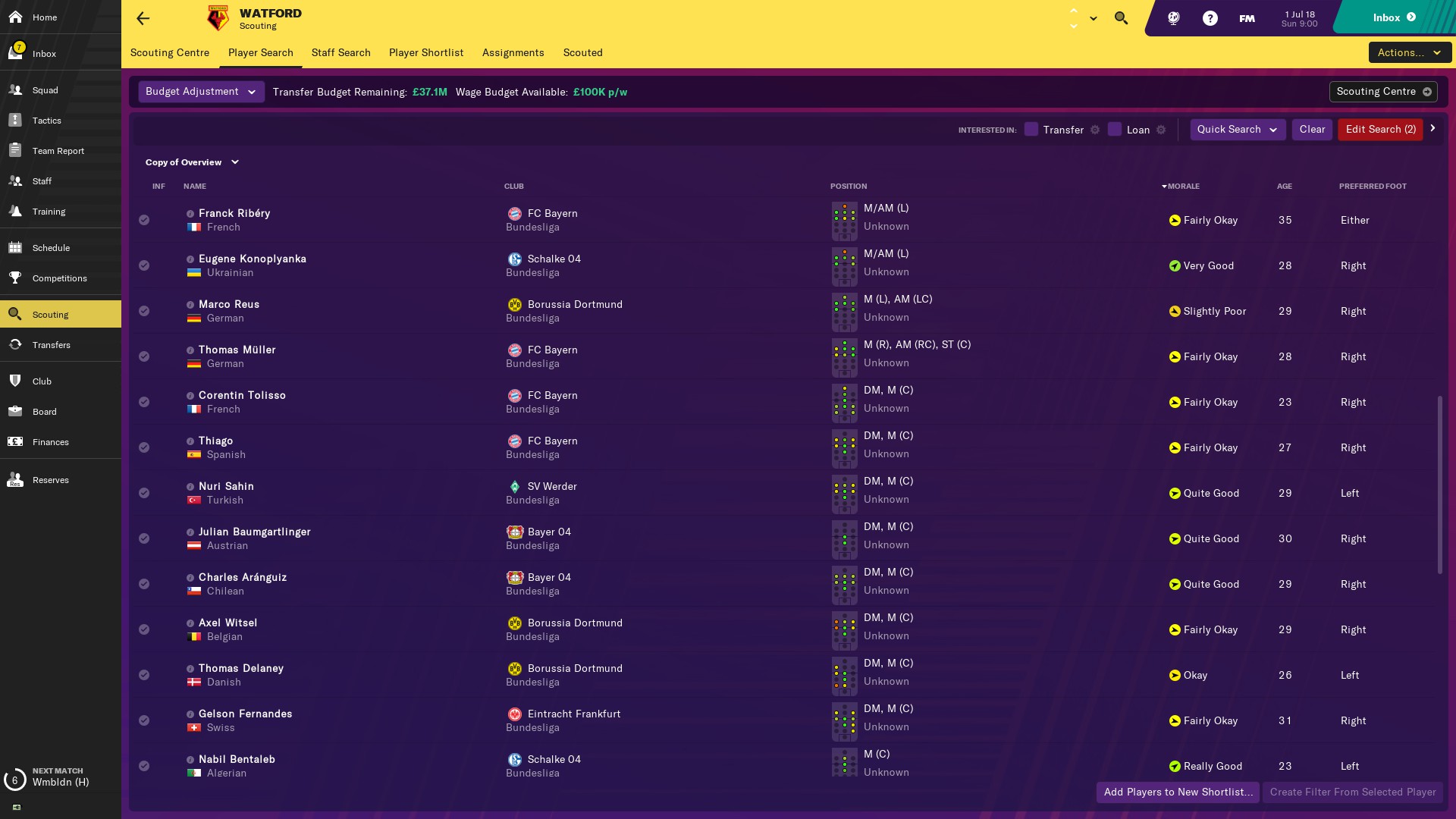 Football Manager 2019 Touch screenshot 2