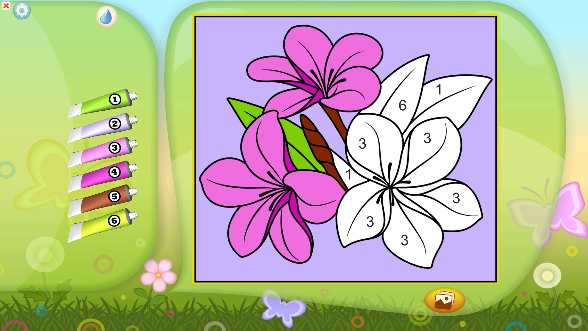 Color by Numbers - Flowers screenshot 3