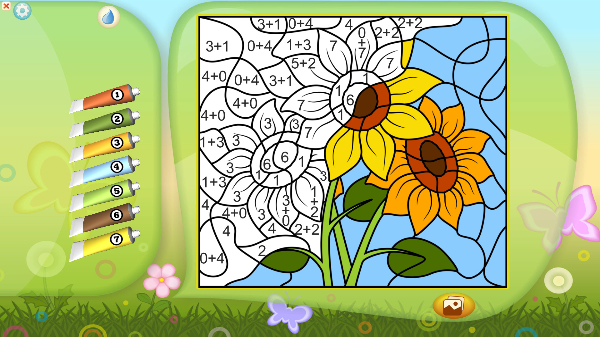 Color by Numbers - Flowers screenshot 1