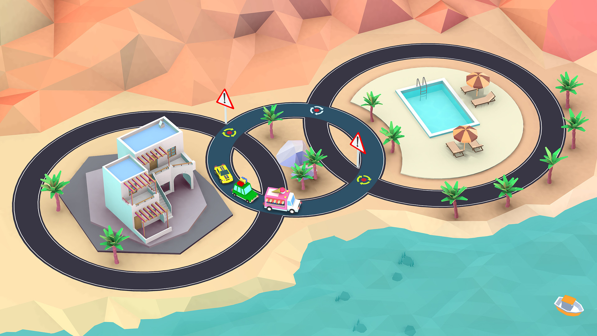 Car Puzzle: Round Ways screenshot 2