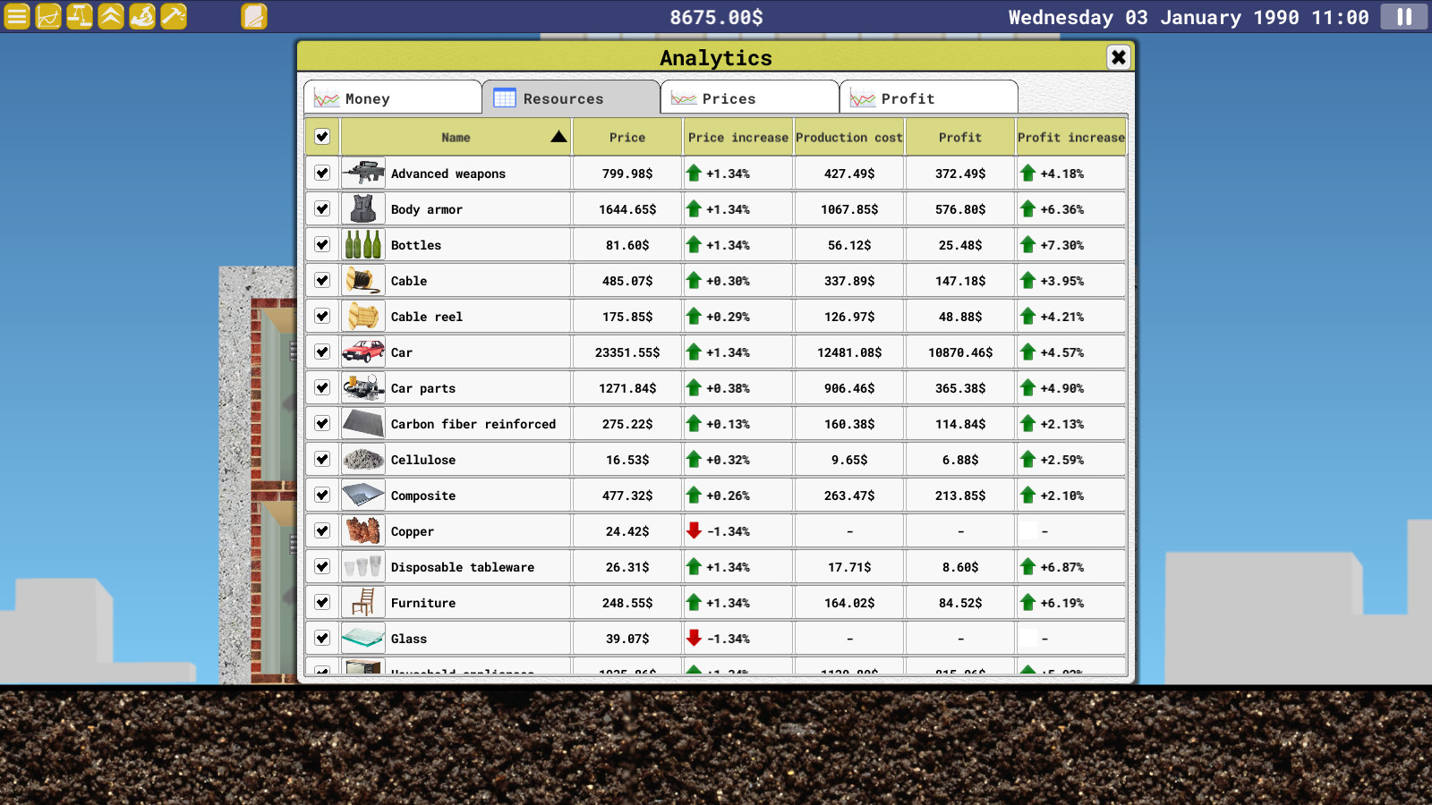 Factory Manager screenshot 1