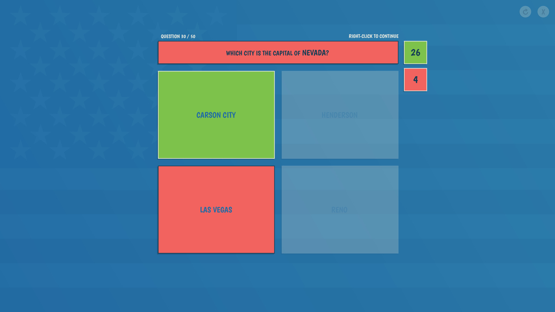 The 50 States Quiz screenshot 4