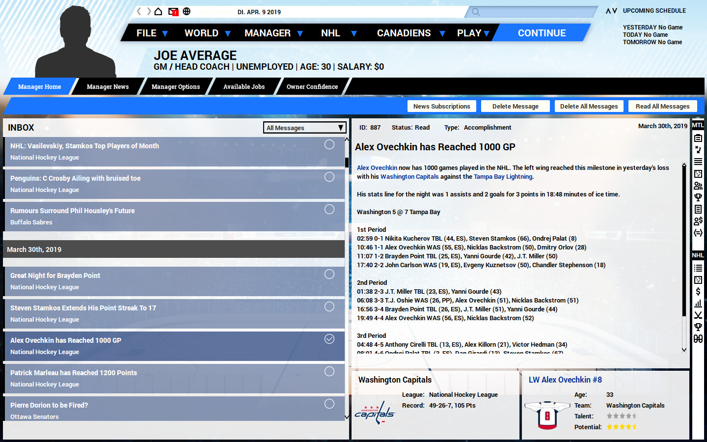 Franchise Hockey Manager 5 screenshot 4