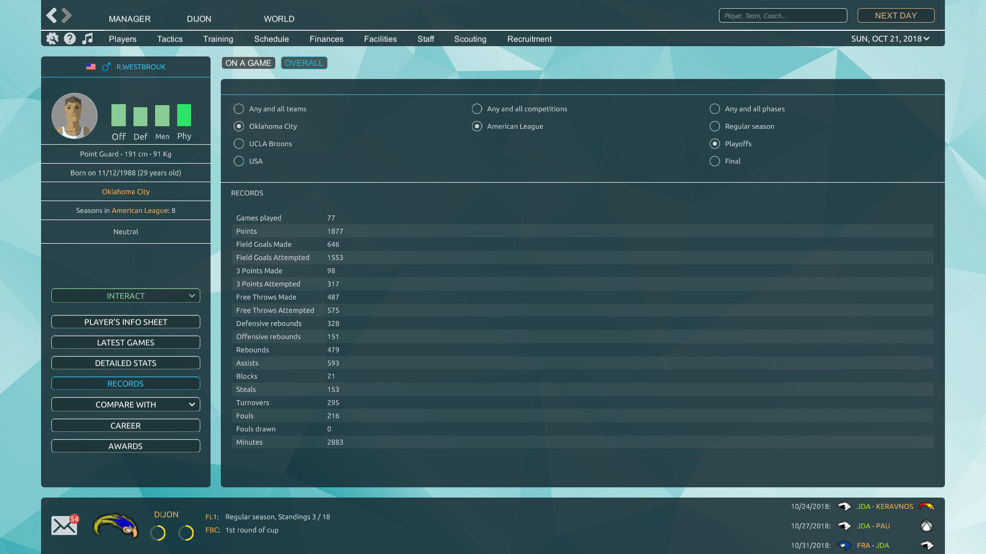 Pro Basketball Manager 2019 screenshot 7