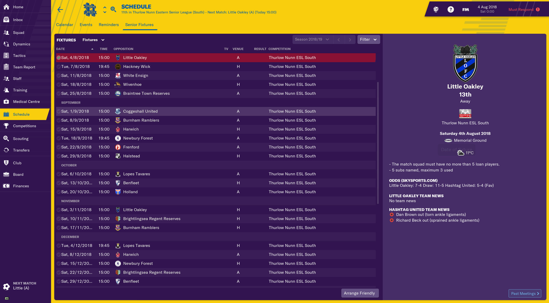 Football Manager 2019: The Hashtag United Challenge screenshot 9