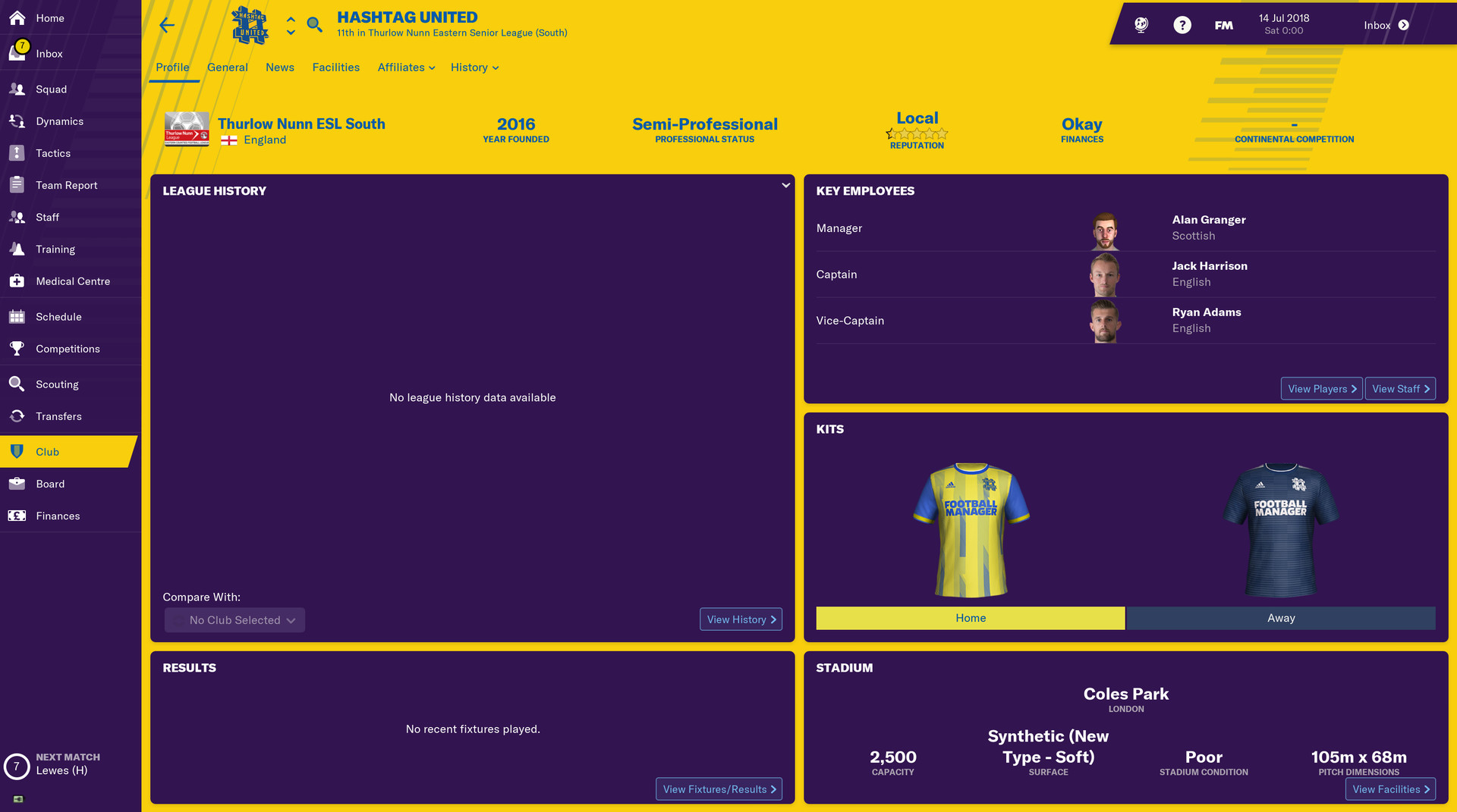 Football Manager 2019: The Hashtag United Challenge screenshot 10