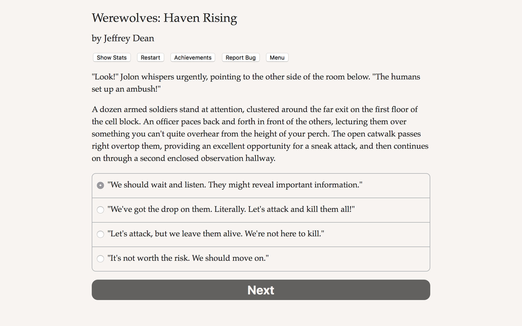 Werewolves: Haven Rising screenshot 1
