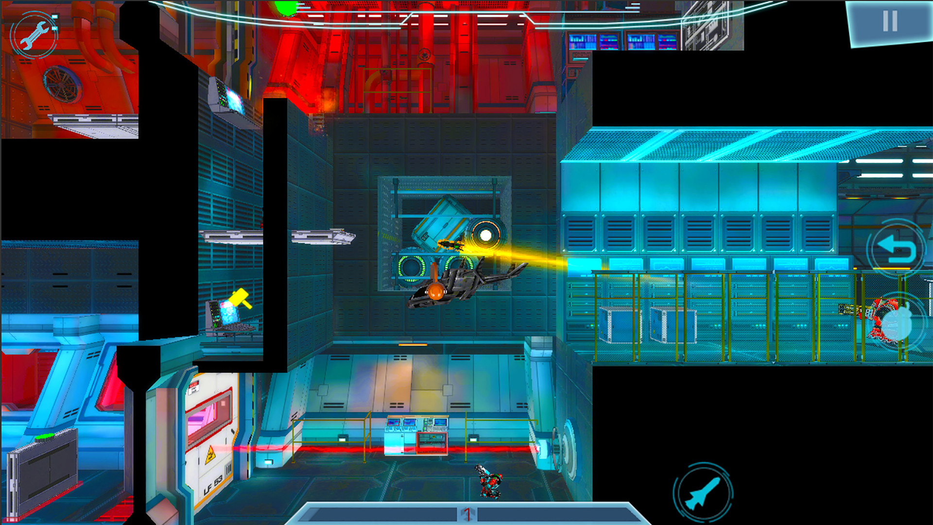 Explodey - Sci-fi Side Scroller w/ 'splosions screenshot 2