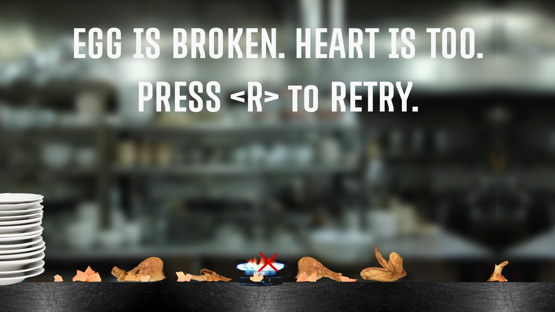 egg is broken. heart is too. screenshot 4