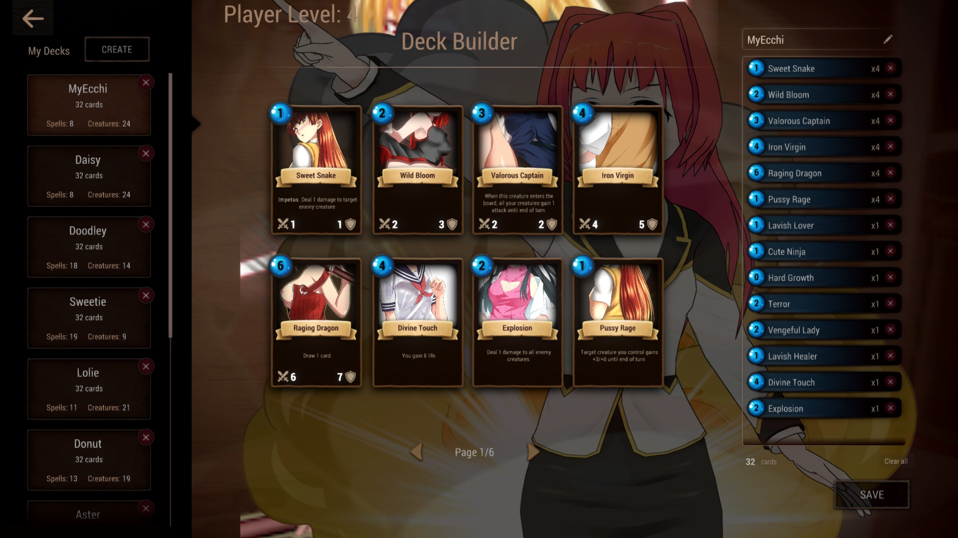 Ecchi Cards screenshot 2