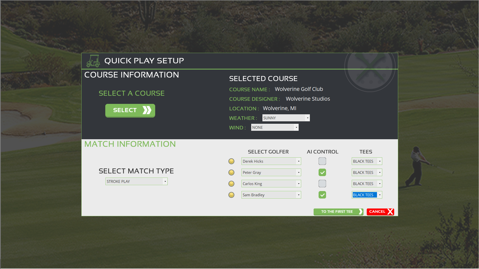 Draft Day Sports: Pro Golf screenshot 4