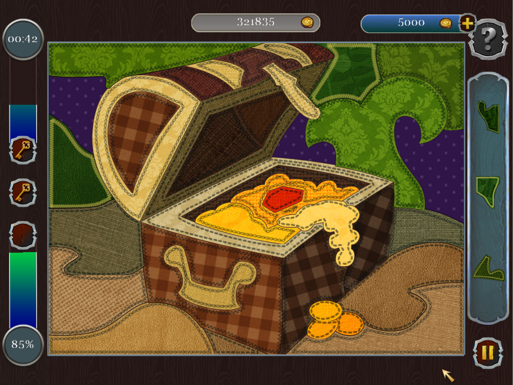 Pirate Mosaic Puzzle. Caribbean Treasures screenshot 2