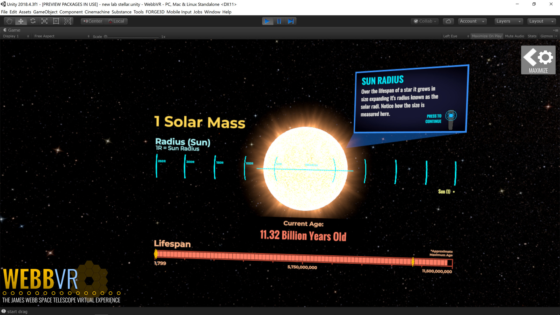 WebbVR: The James Webb Space Telescope Virtual Experience screenshot 12