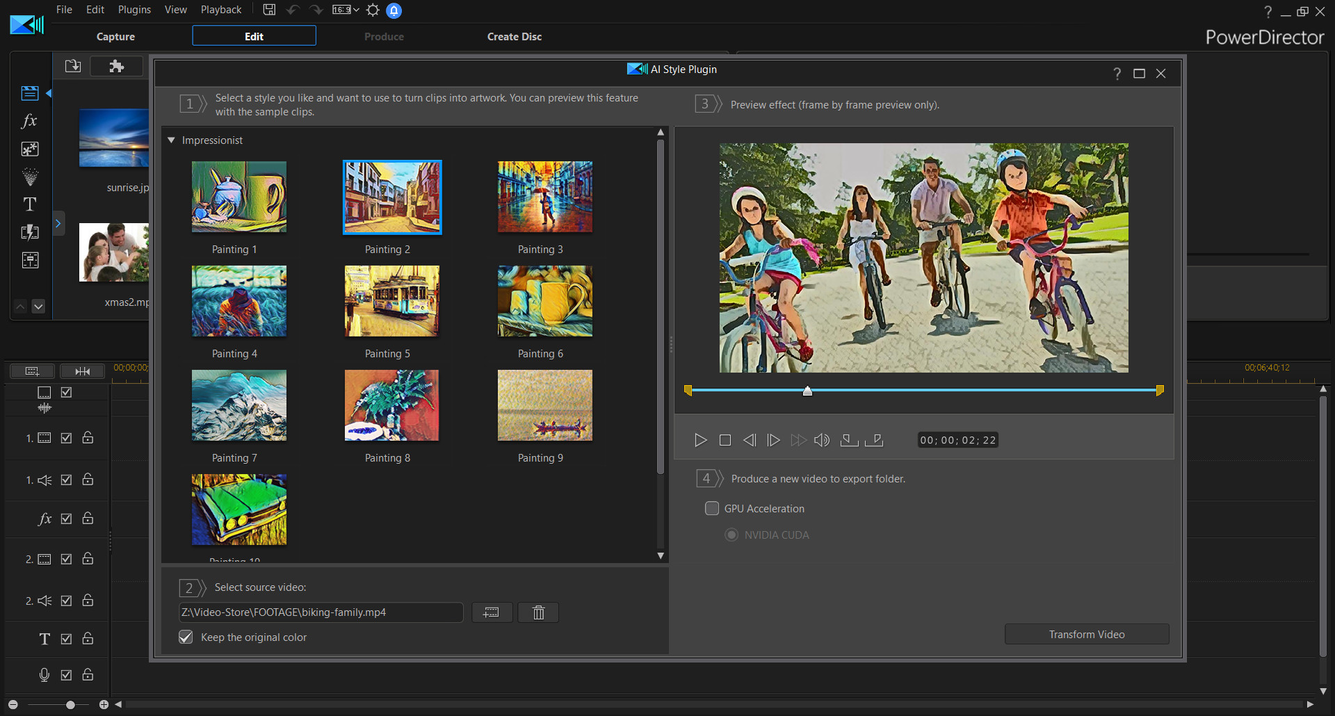 PowerDirector 17 Ultra - edit your shooting game, RPG, car game, and all videos screenshot 6
