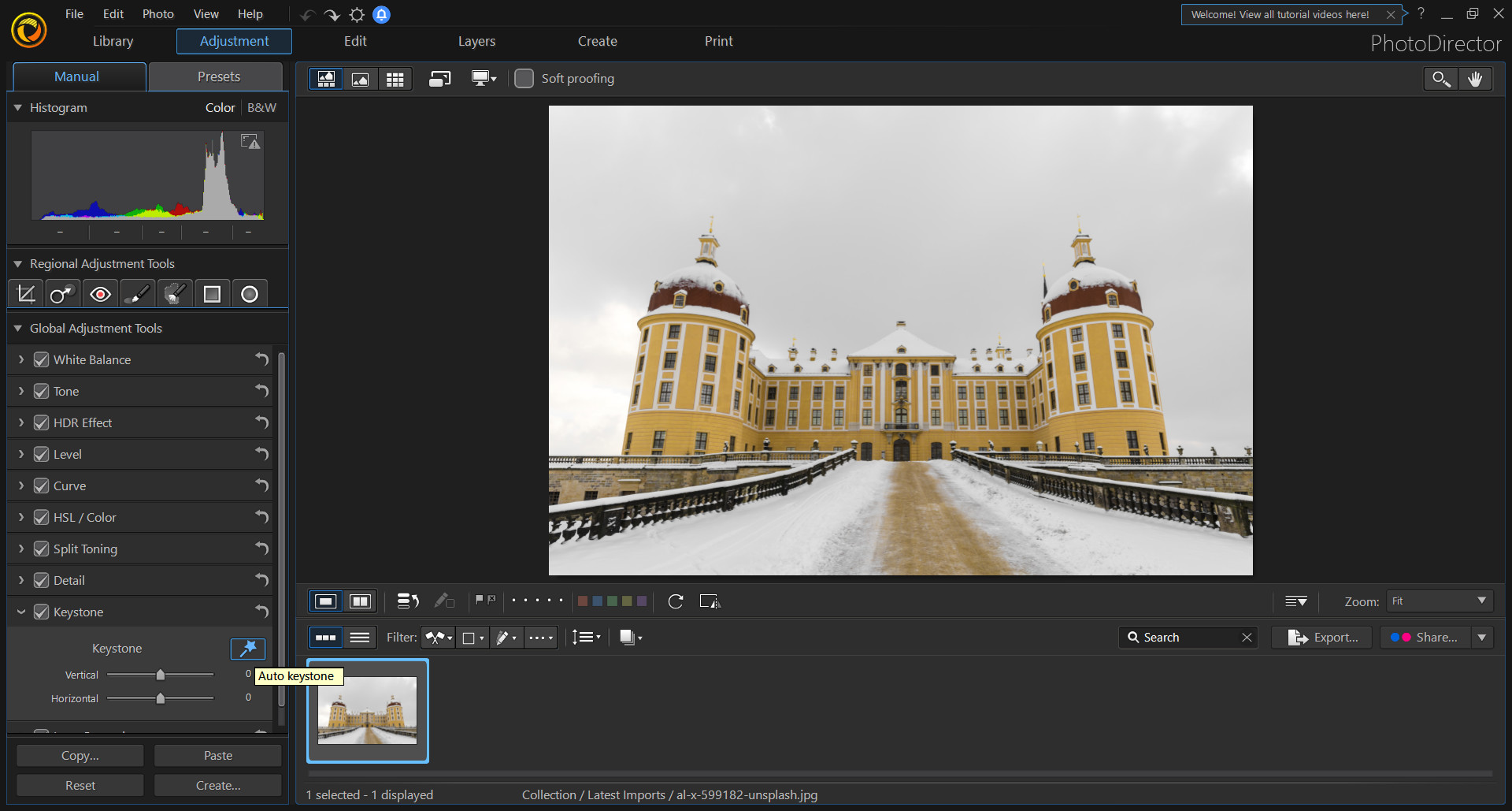 PhotoDirector 10 Ultra - Photo editor, photo editing software screenshot 1