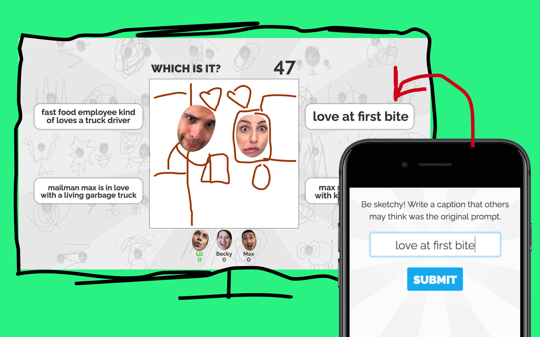 Selfie Games [TV]: A Multiplayer Couch Party Game screenshot 3