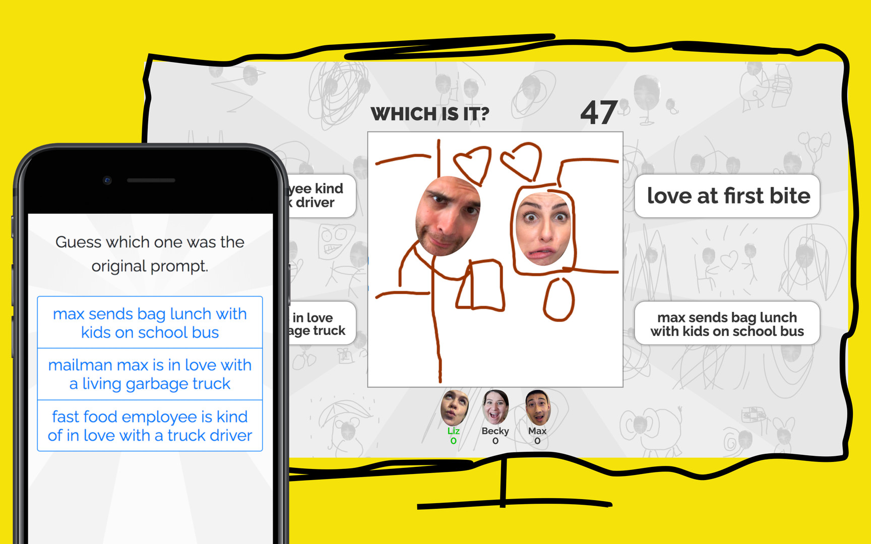 Selfie Games [TV]: A Multiplayer Couch Party Game screenshot 4