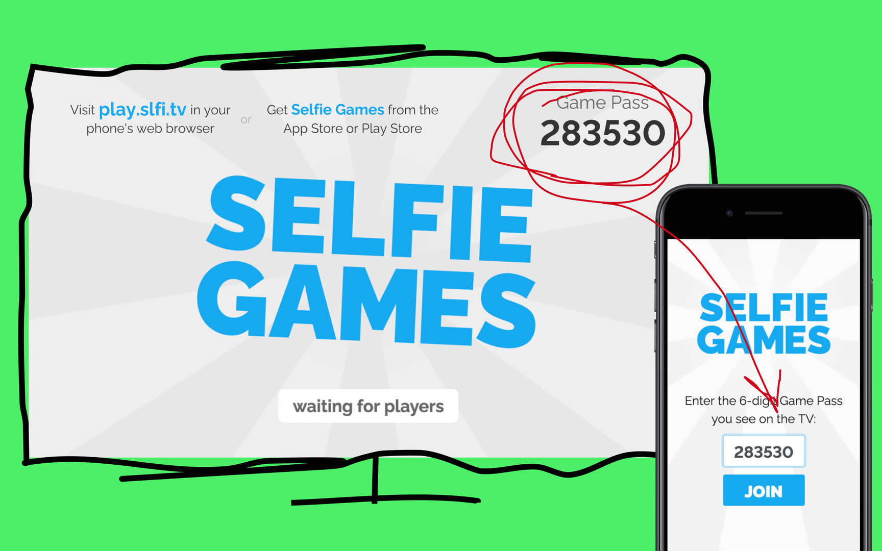 Selfie Games [TV]: A Multiplayer Couch Party Game screenshot 5