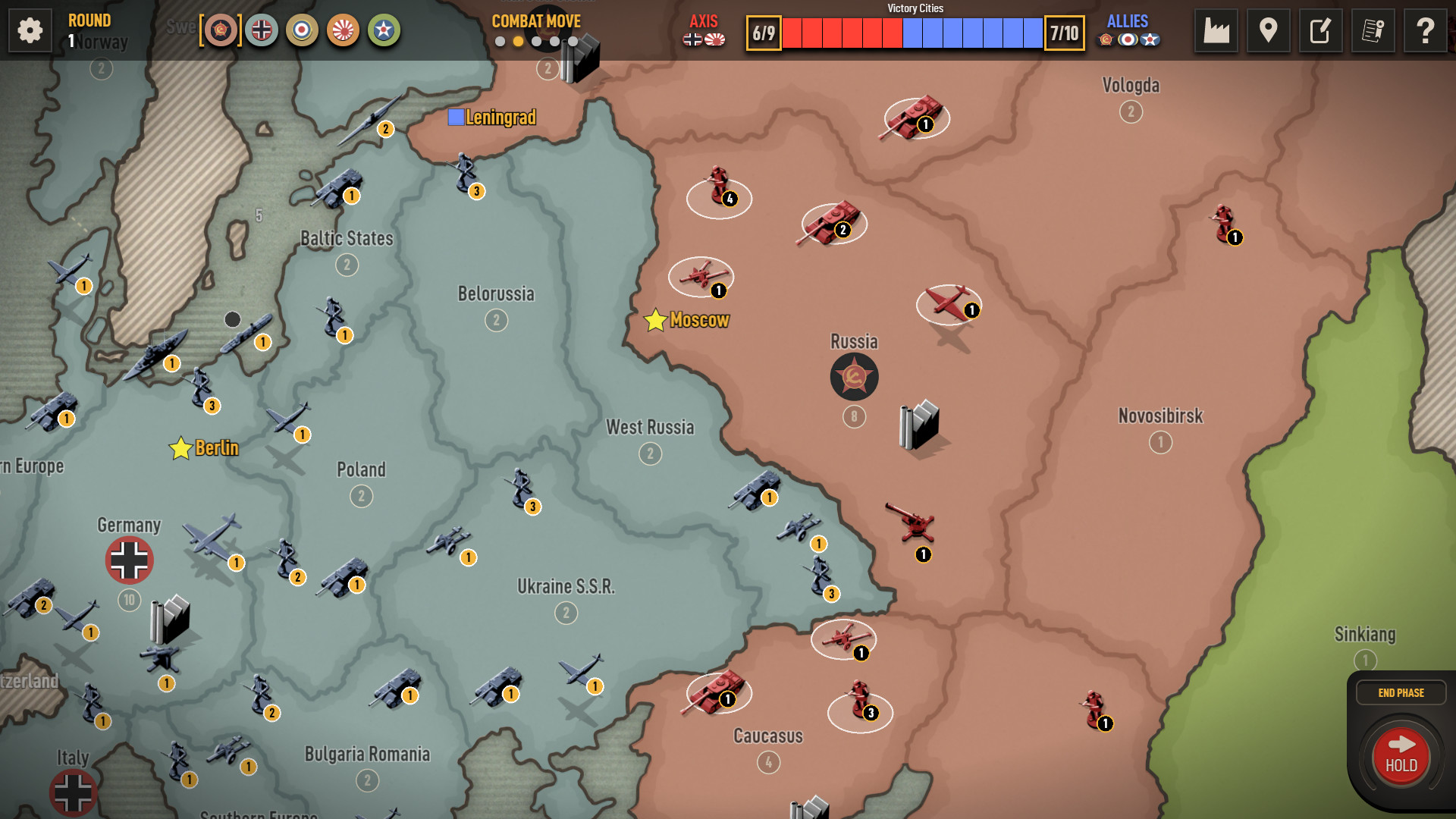 Axis & Allies 1942 Online screenshot 2