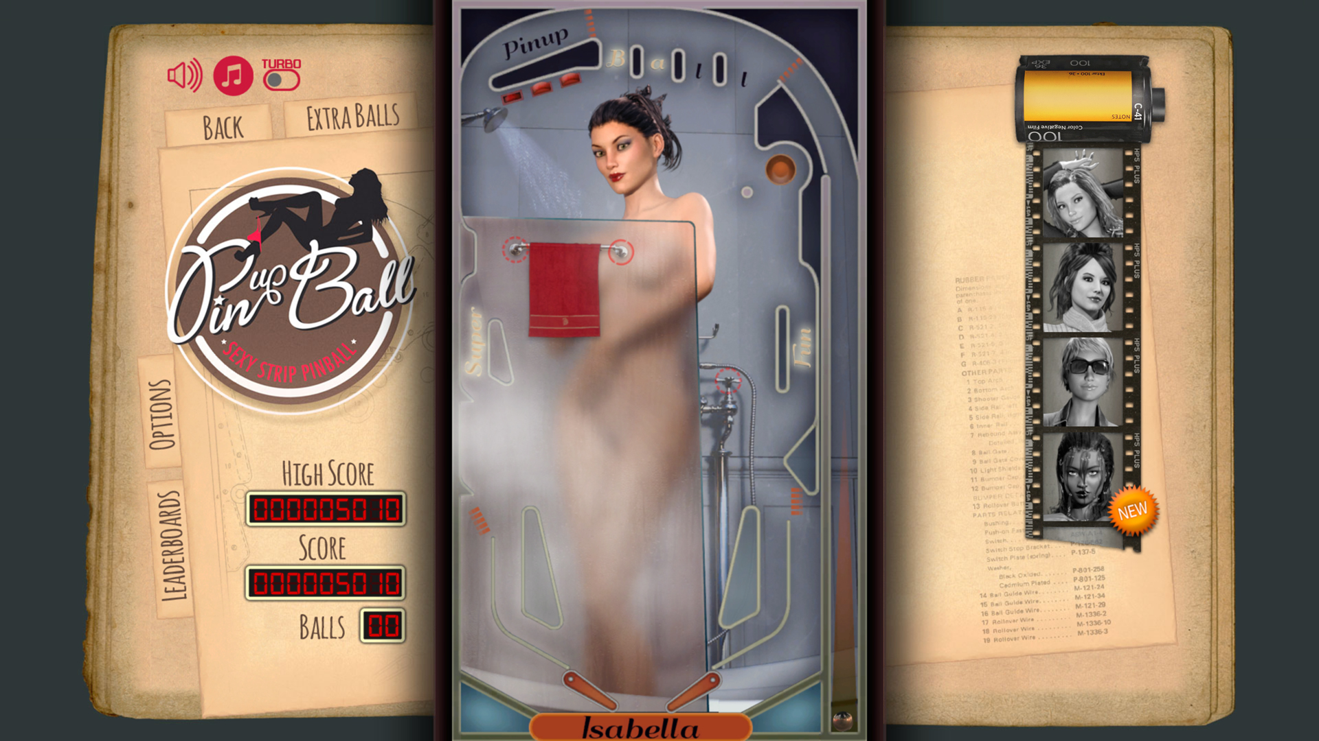 Pinup Ball - Sexy Strip Pinball screenshot 8