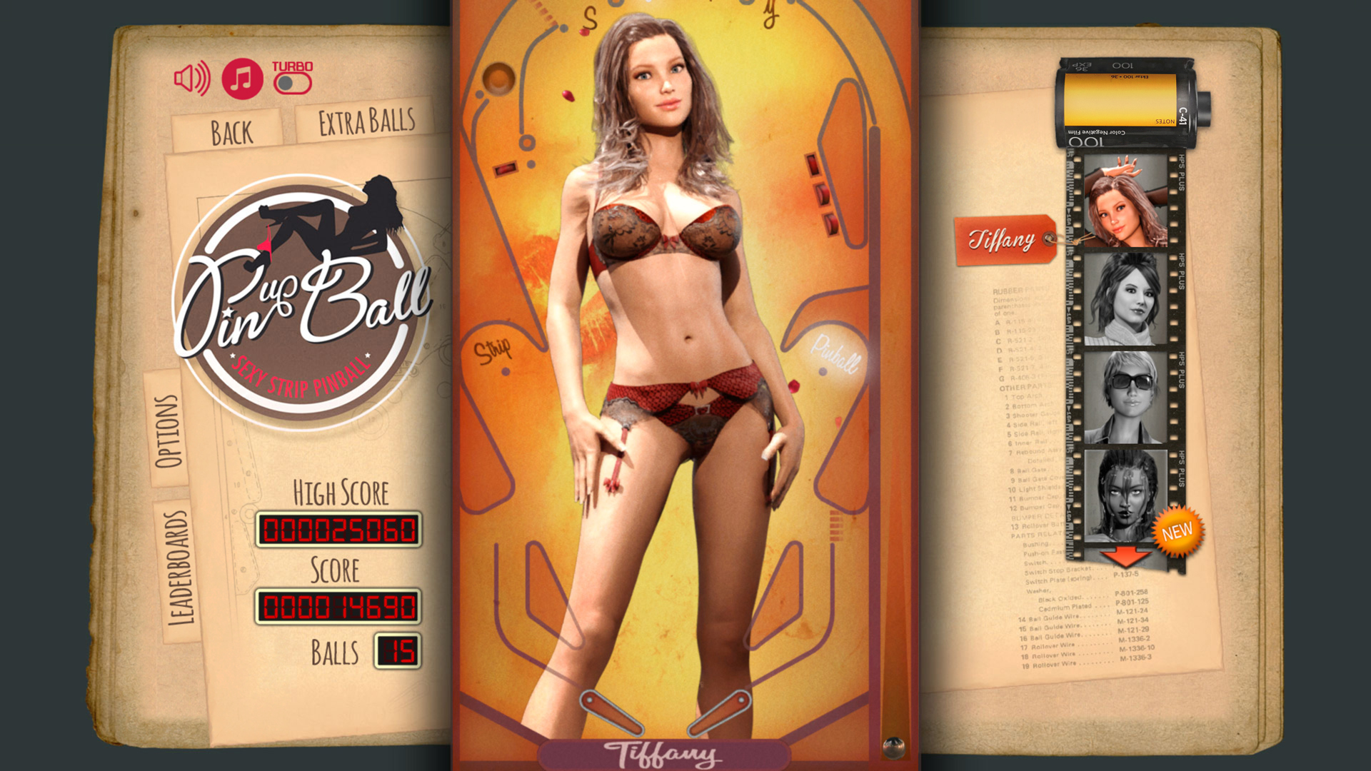 Pinup Ball - Sexy Strip Pinball screenshot 7