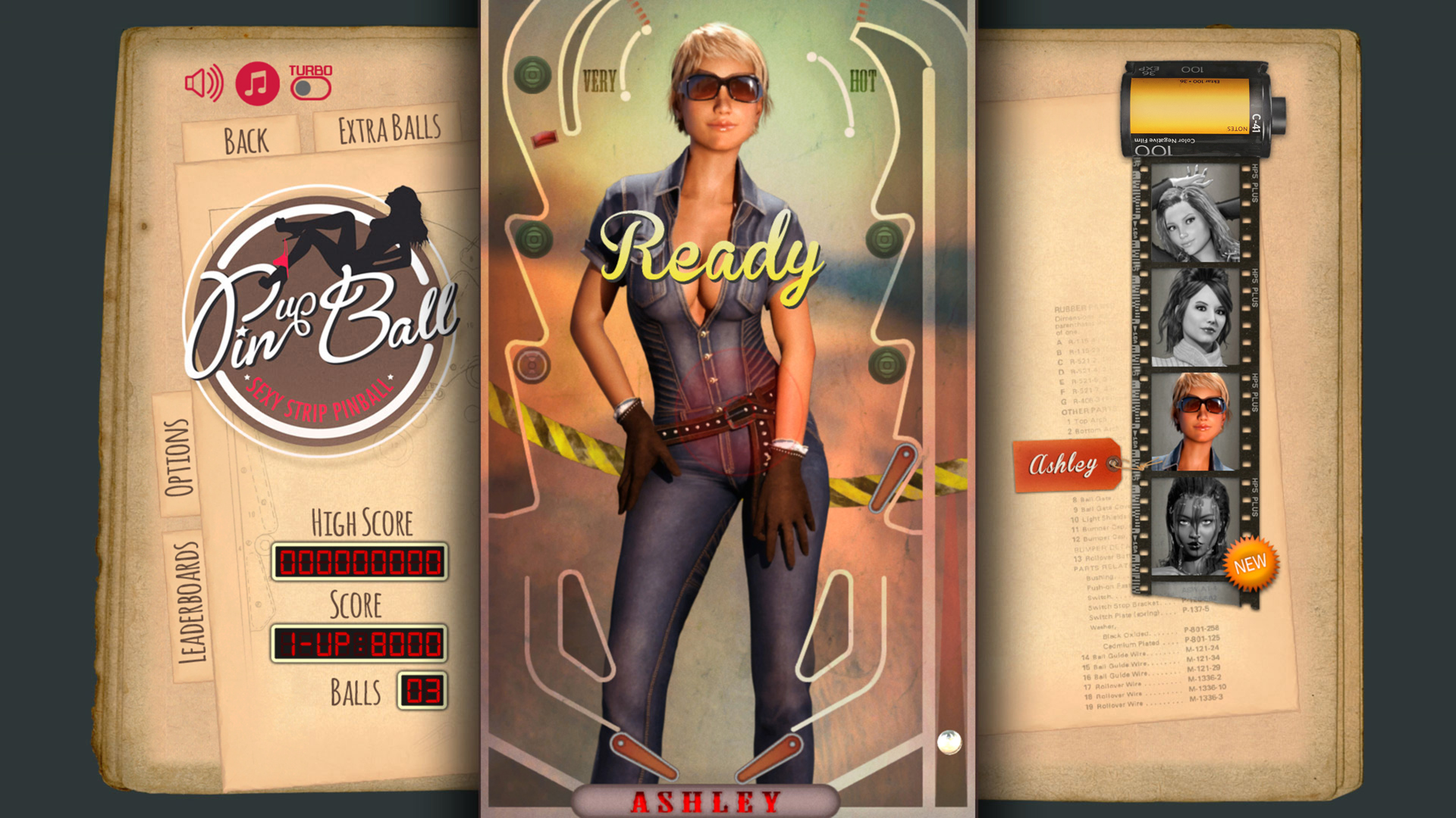 Pinup Ball - Sexy Strip Pinball screenshot 3
