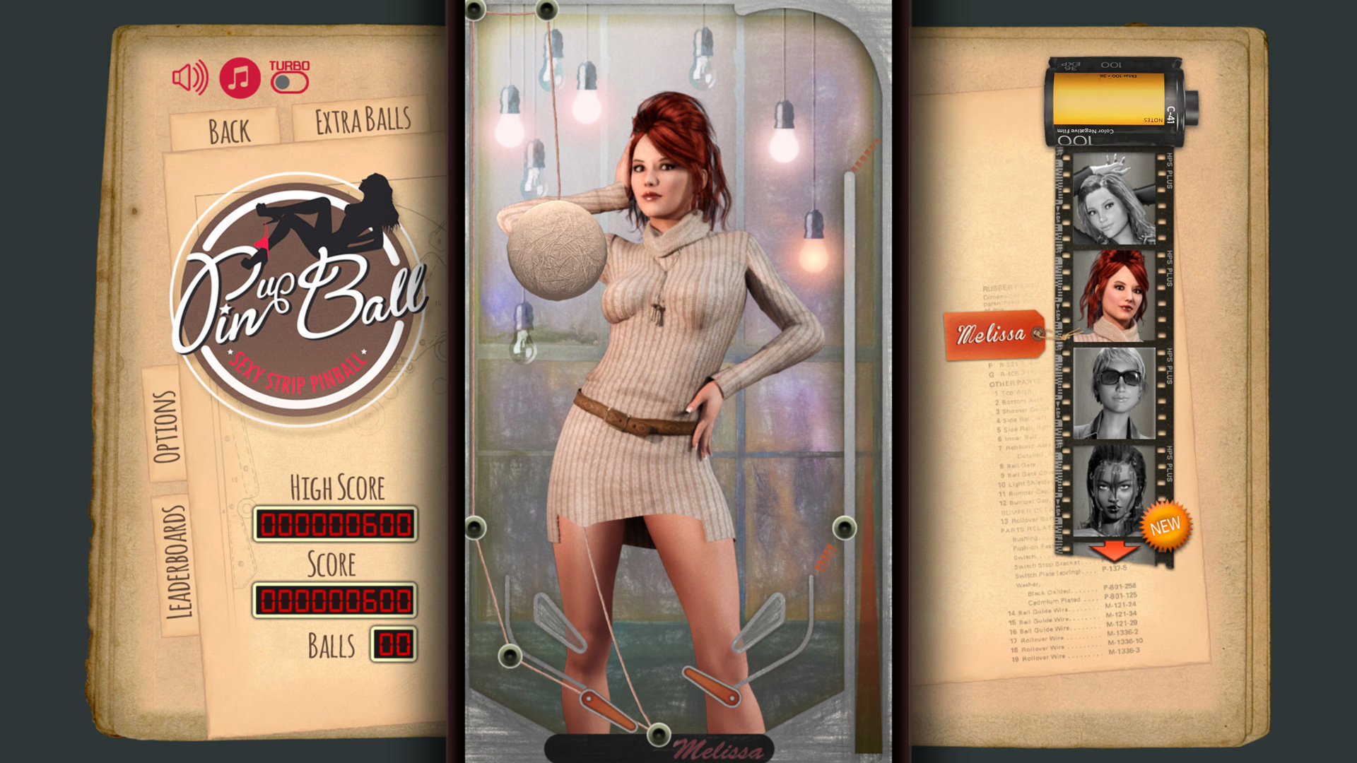 Pinup Ball - Sexy Strip Pinball screenshot 4