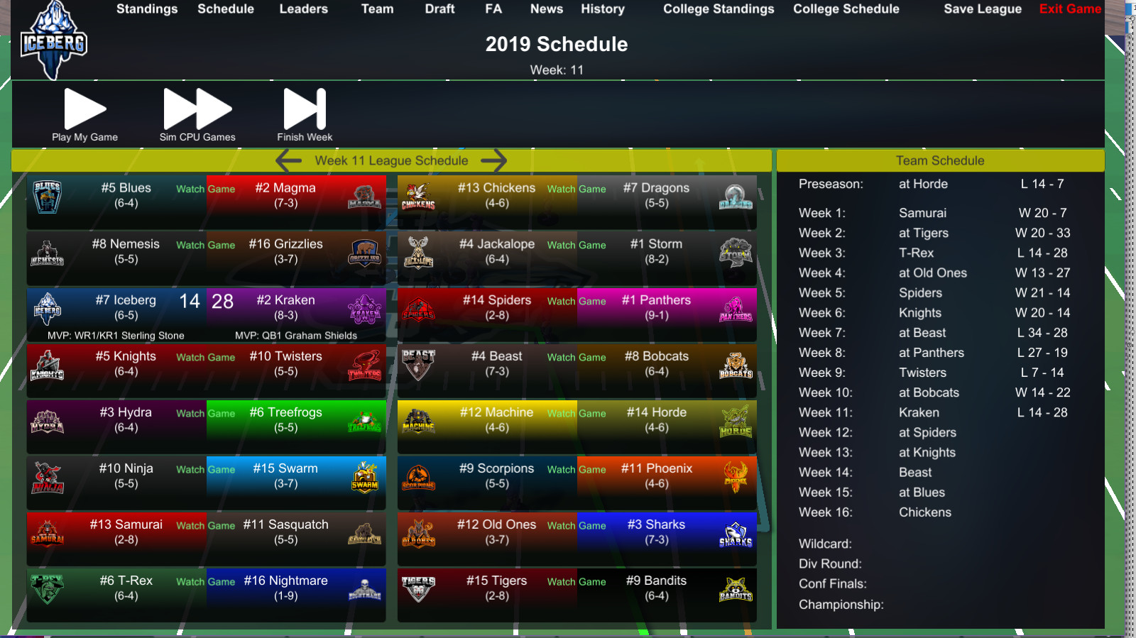 Desktop Dynasties: Pro Football screenshot 2