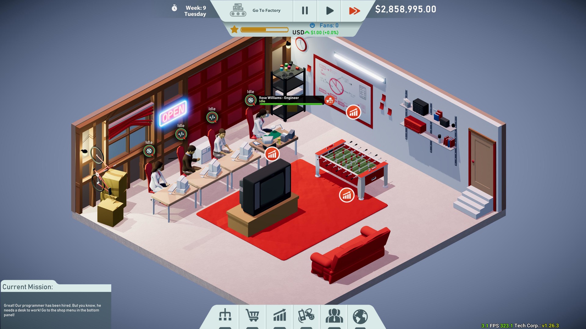 Tech Corp. screenshot 1