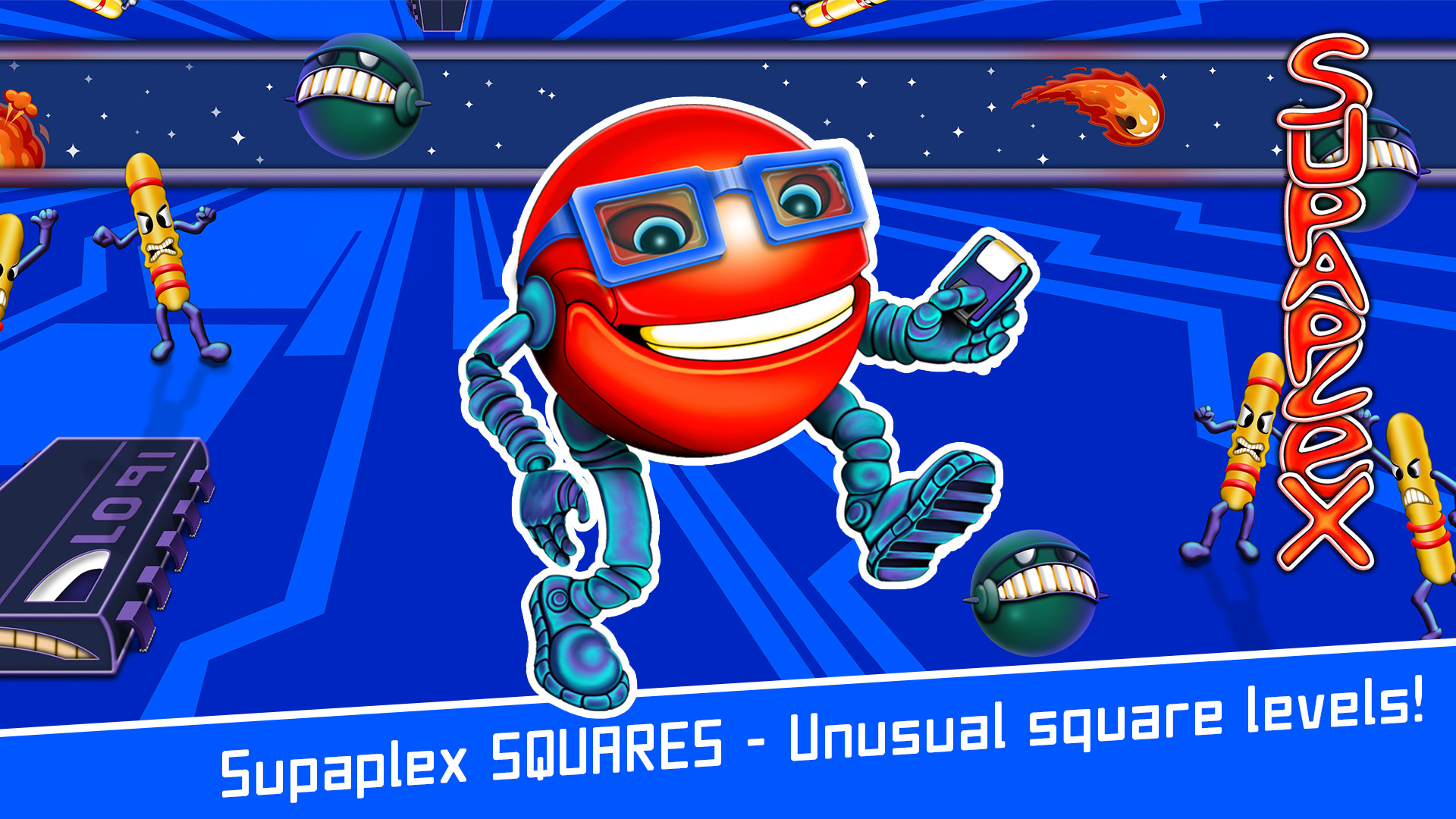 Supaplex SQUARES screenshot 1