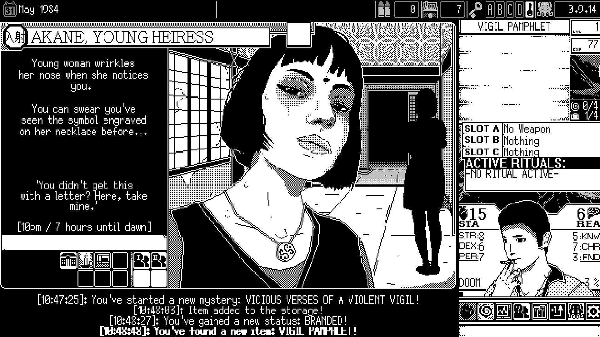 WORLD OF HORROR screenshot 3