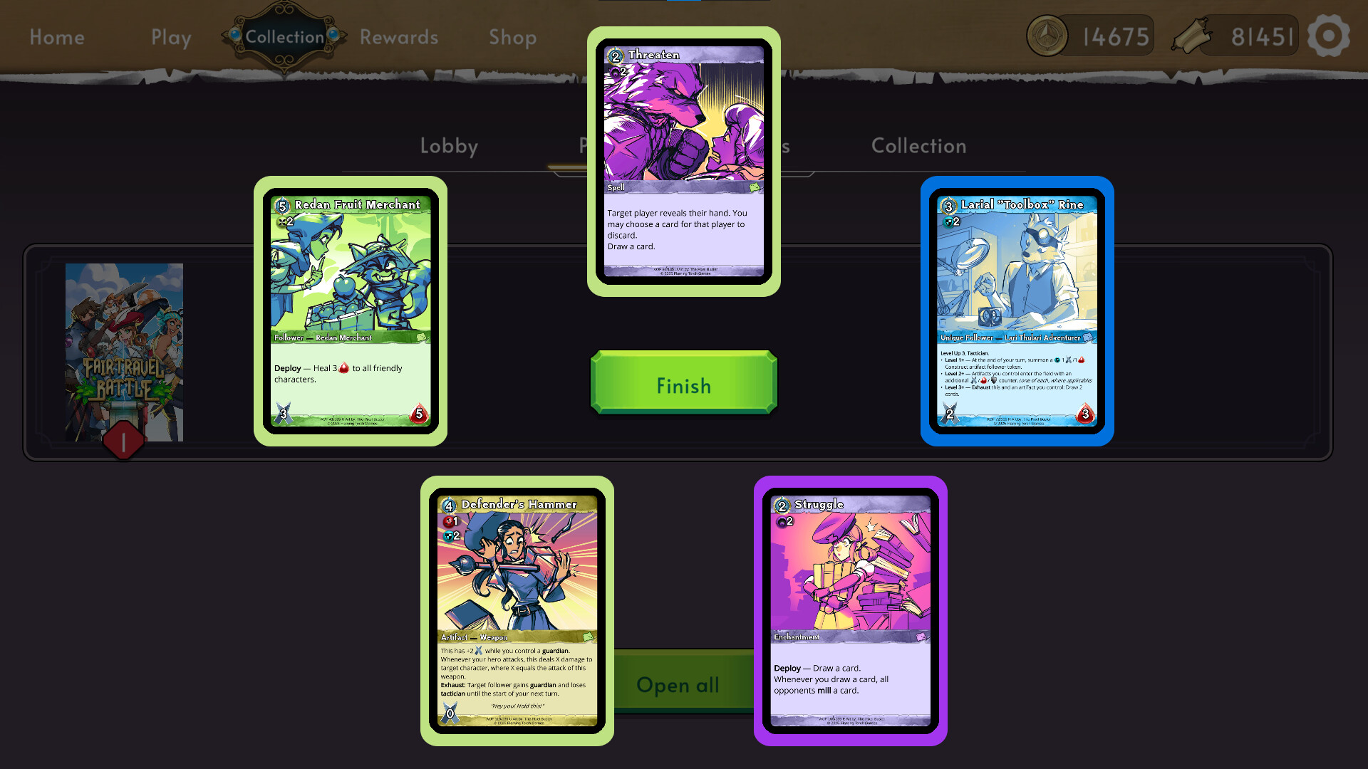 Fairtravel Battle CCG screenshot 6