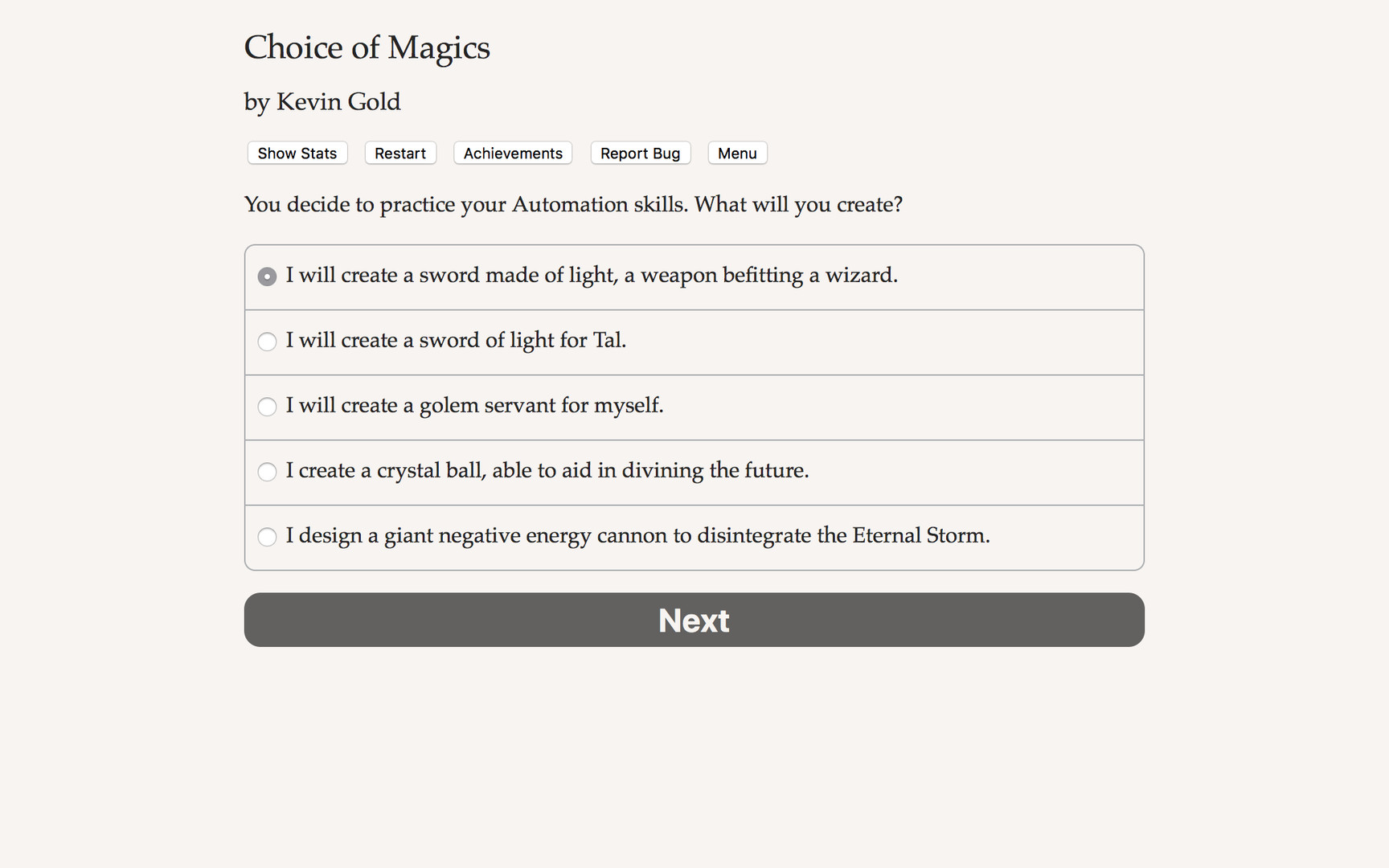 Choice of Magics screenshot 1