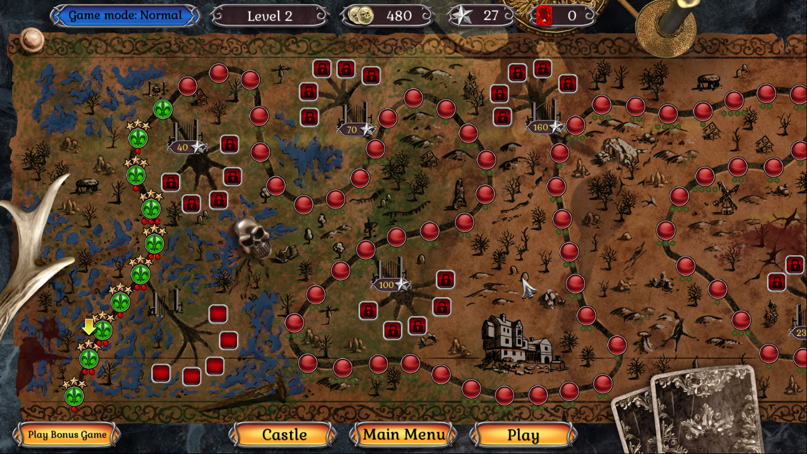 Jewel Match Twilight Solitaire screenshot 3