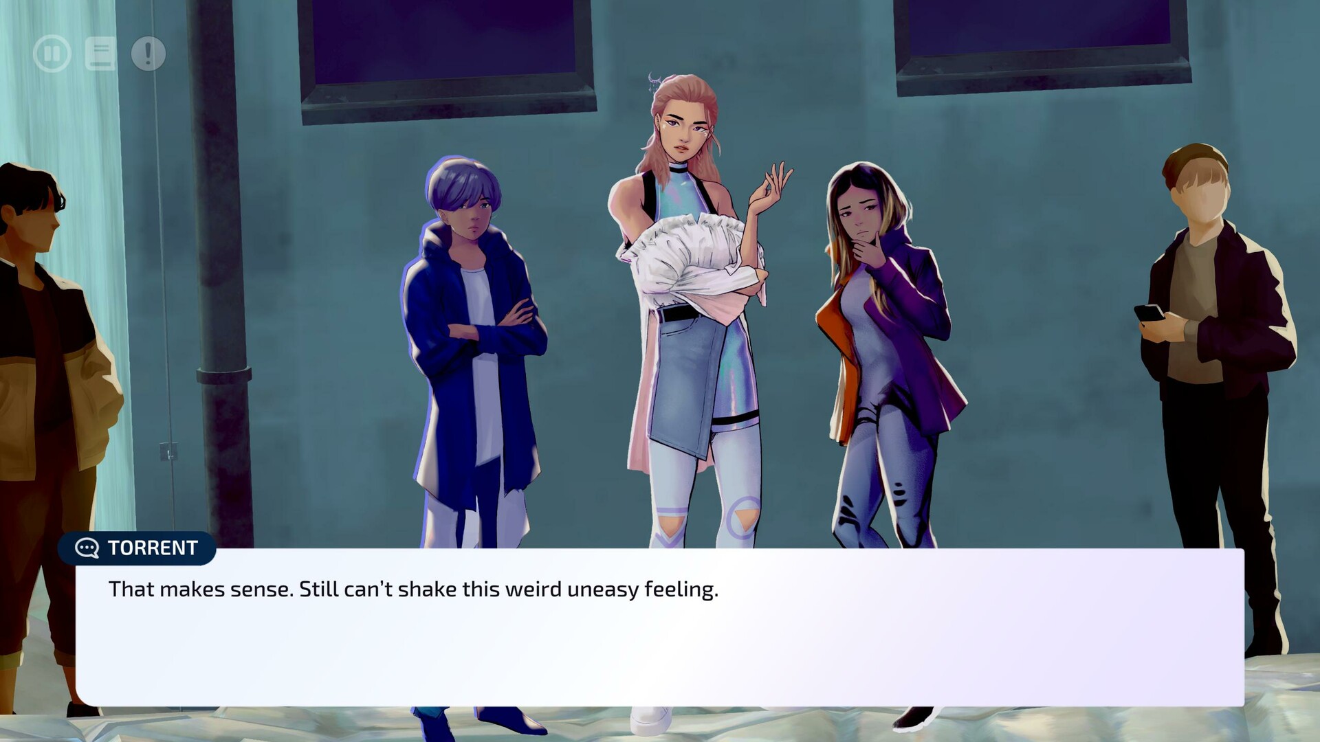 Solace State: Emotional Cyberpunk Stories screenshot 5