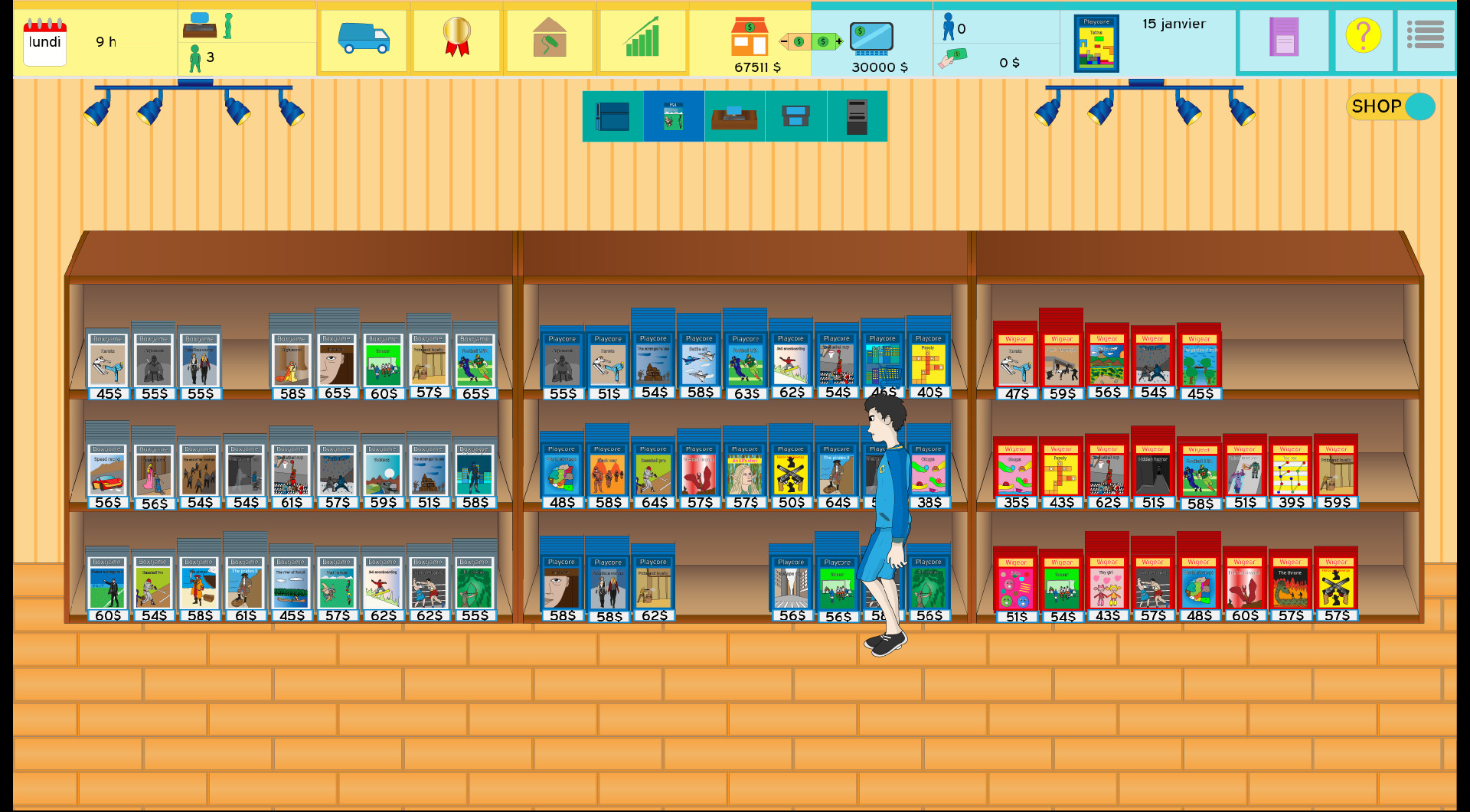 Shop Manager : Video Game Tycoon screenshot 1