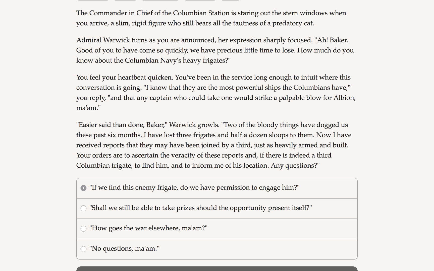 Choice of Broadsides: HMS Foraker screenshot 4