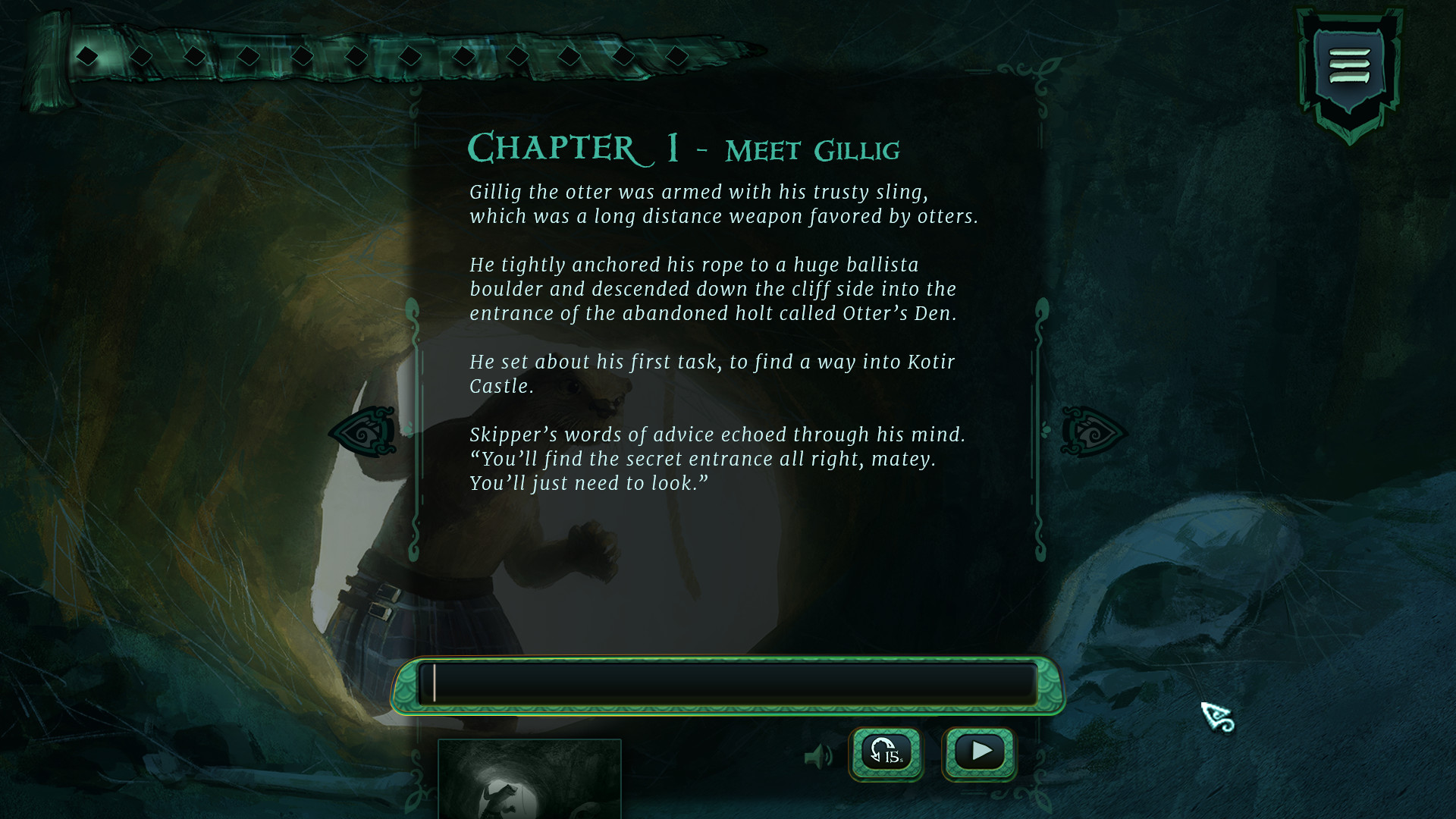 The Lost Legends of Redwall™: Escape the Gloomer screenshot 1