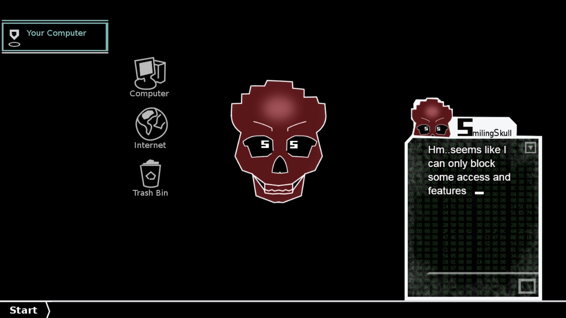 Scarlet Smiling Skull screenshot 1