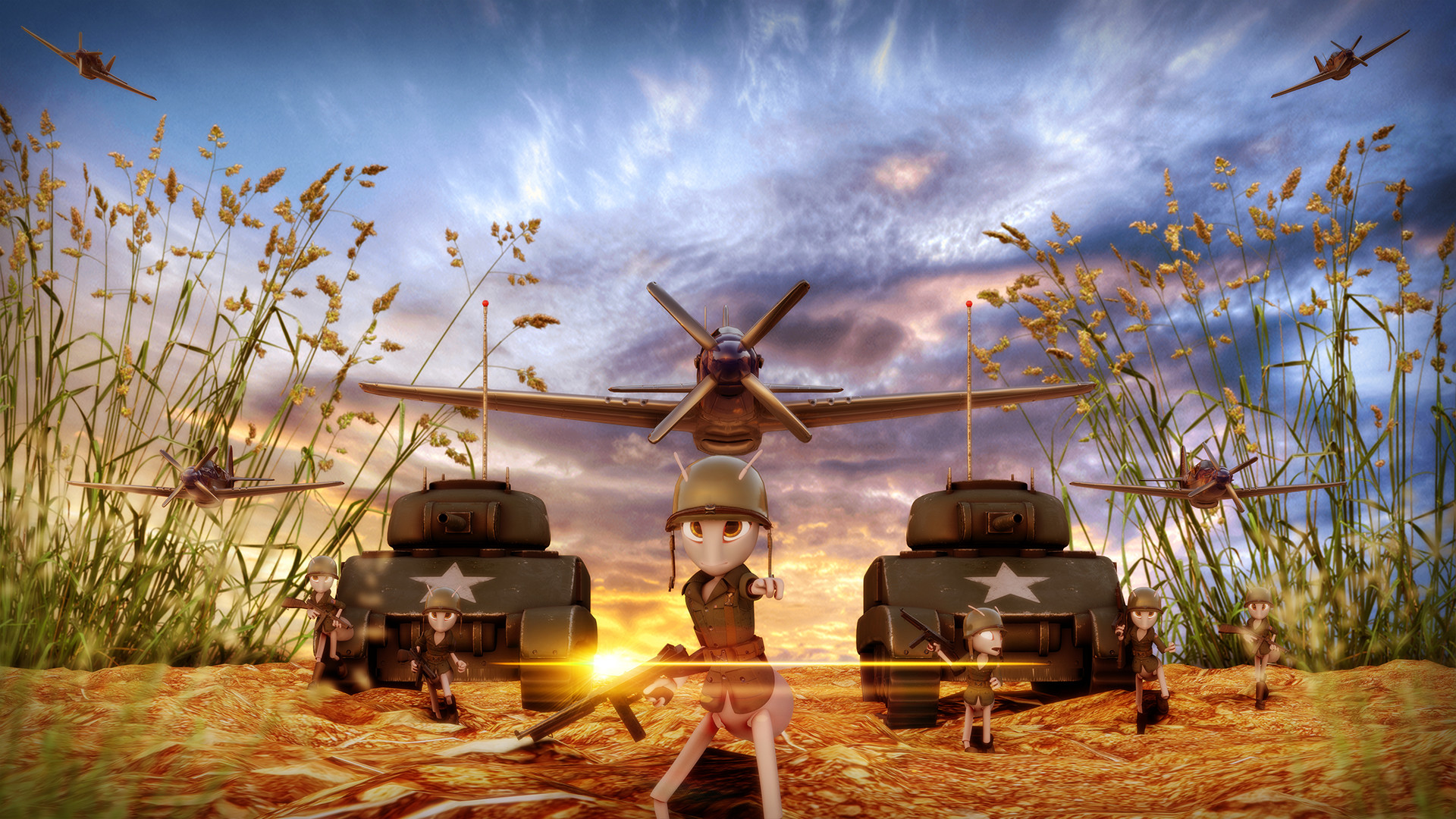 Toy-War: The Beginning screenshot 1