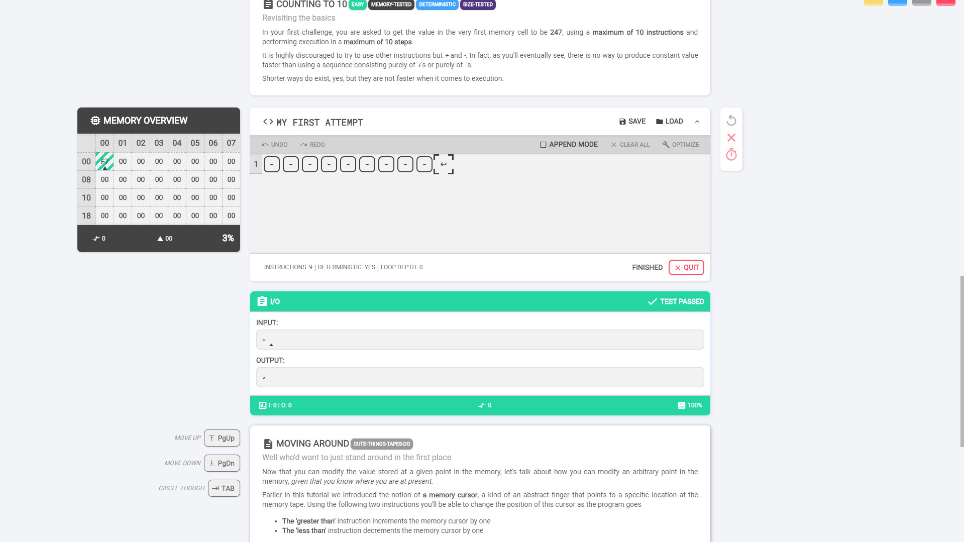 Brainfuck screenshot 5