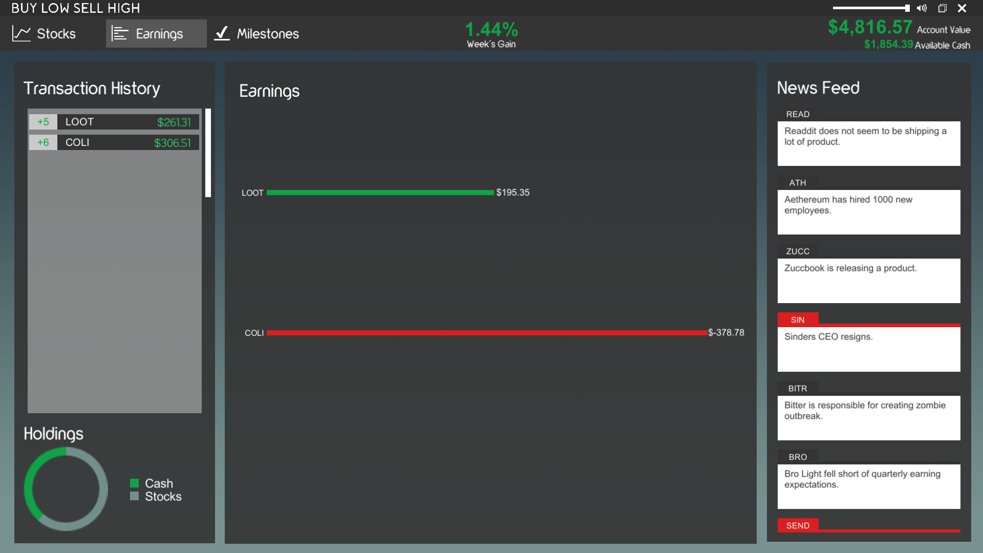 Buy Low Sell High screenshot 2