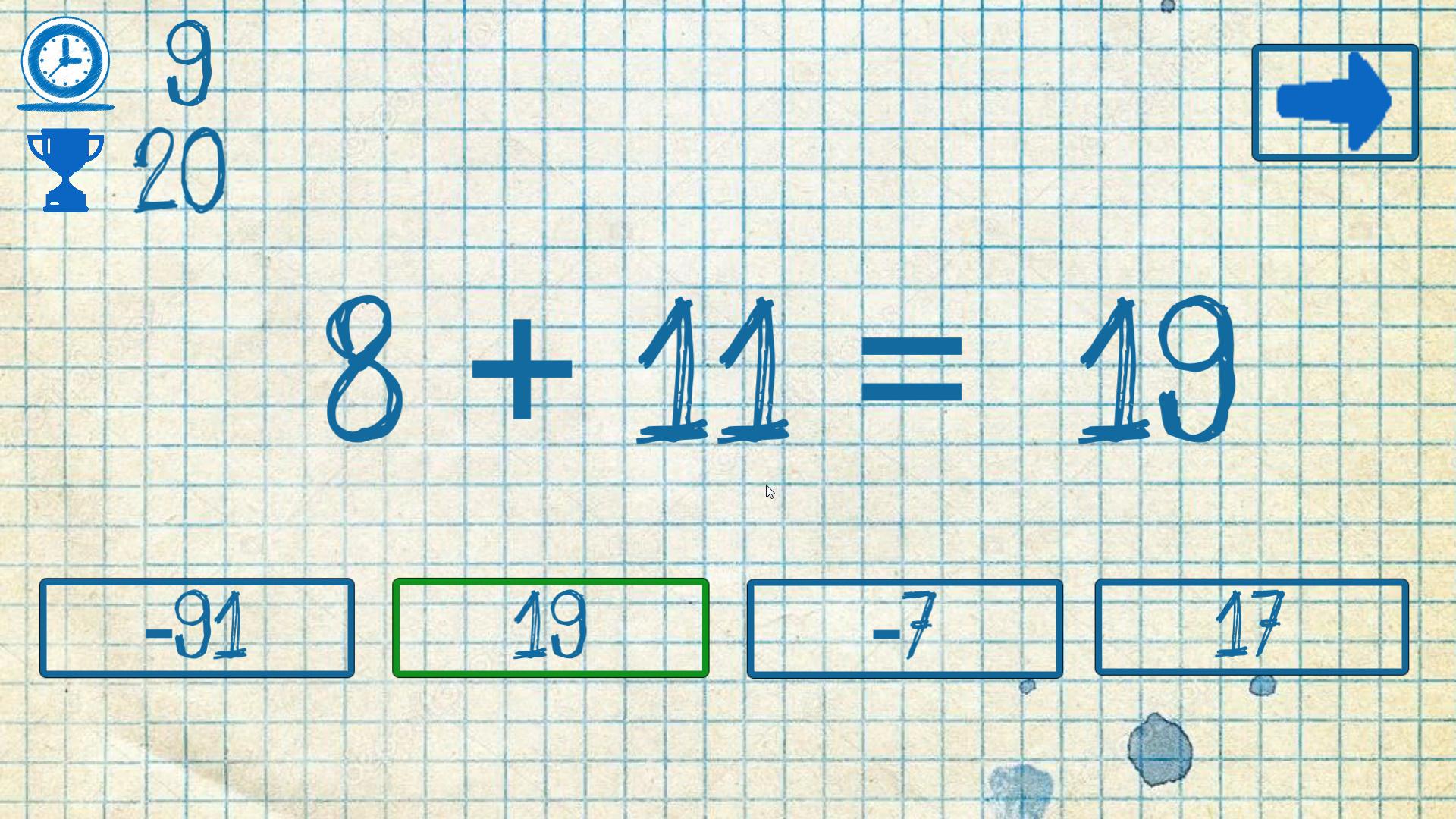 The young mathematician: Easy difficulty screenshot 4