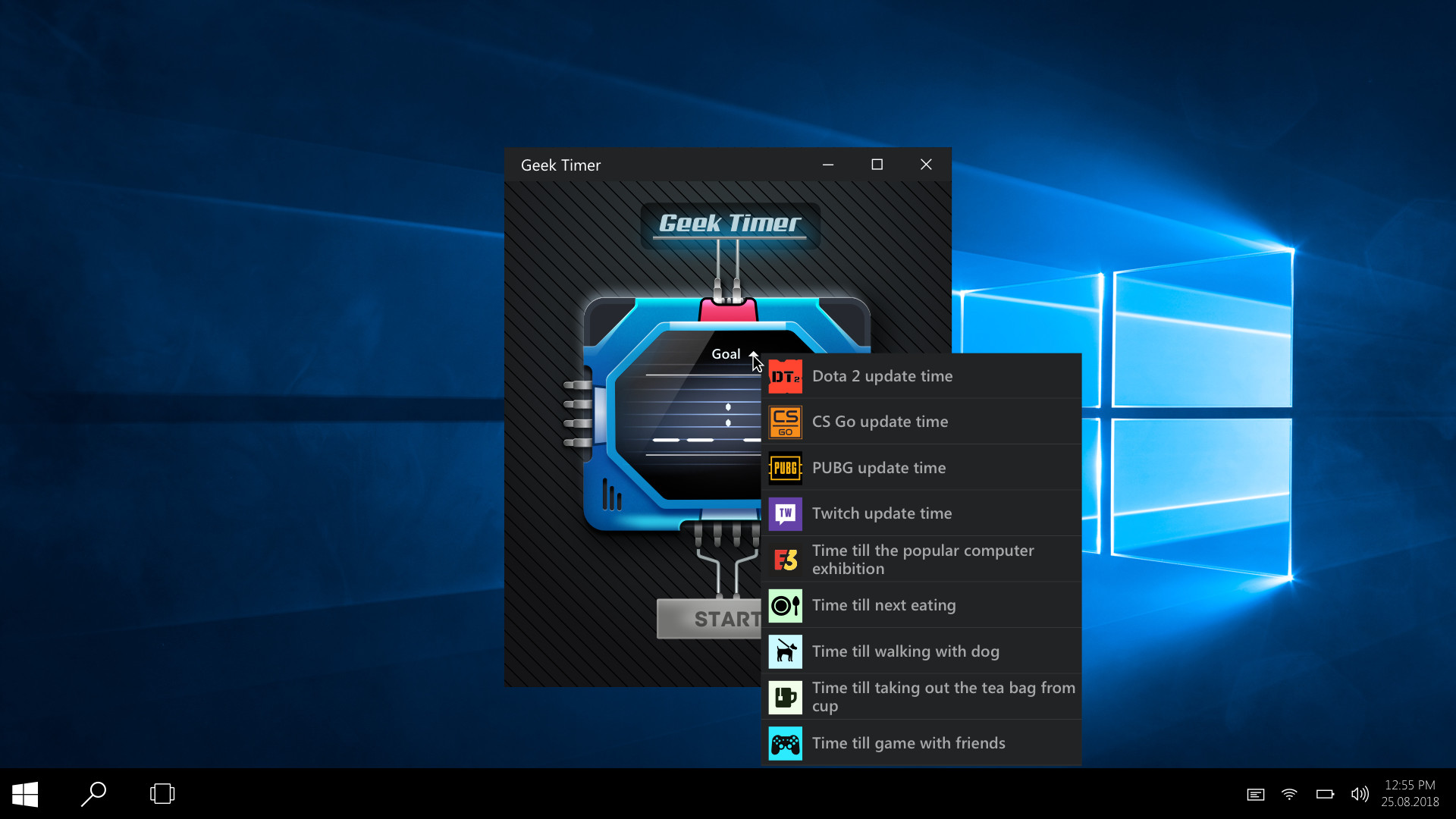 Geek Timer screenshot 1