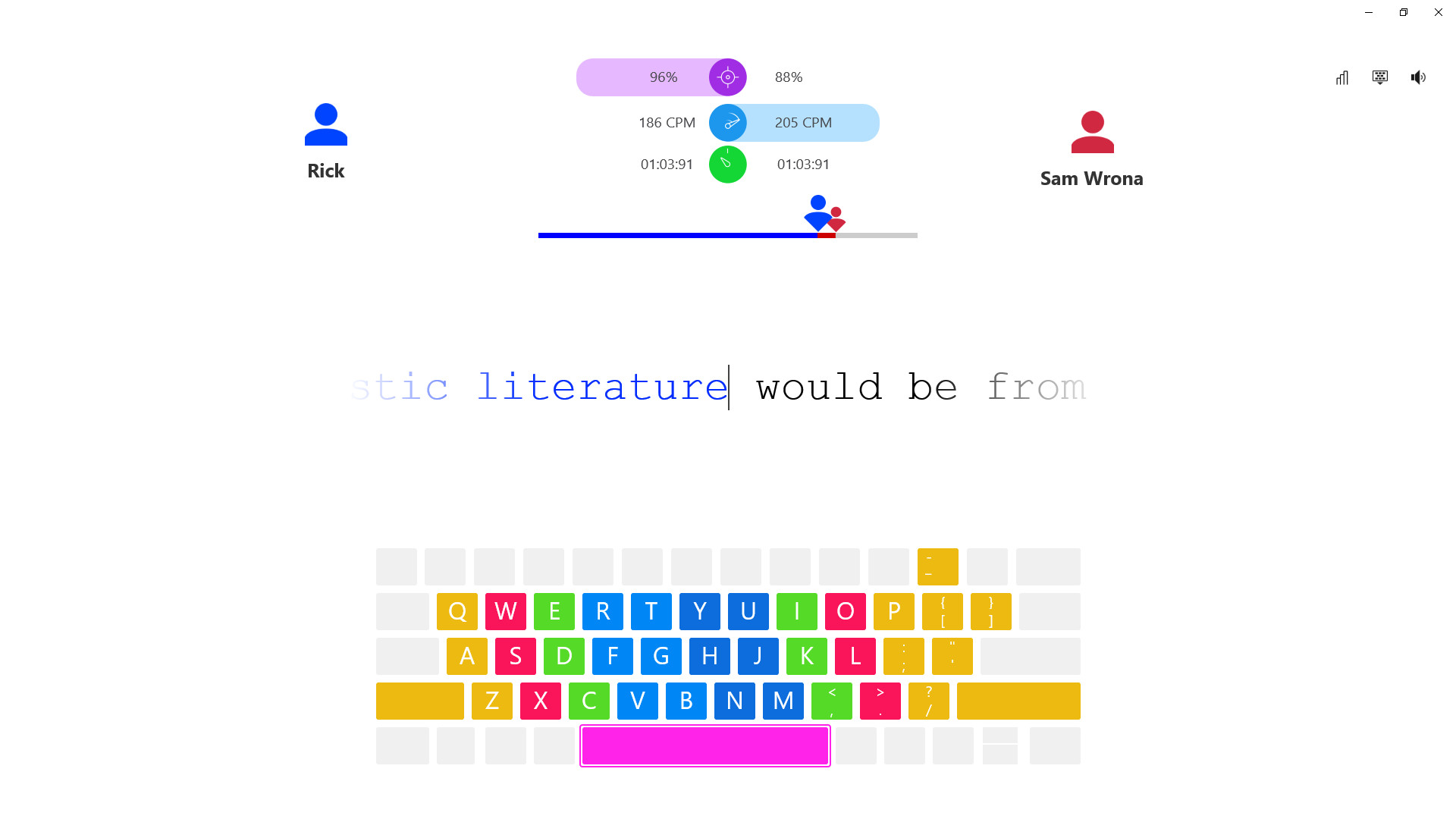 Master of Typing screenshot 1
