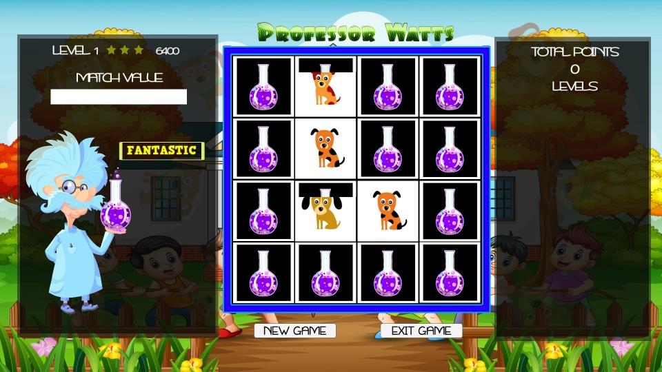 Professor Watts Memory Match: Puppies screenshot 5